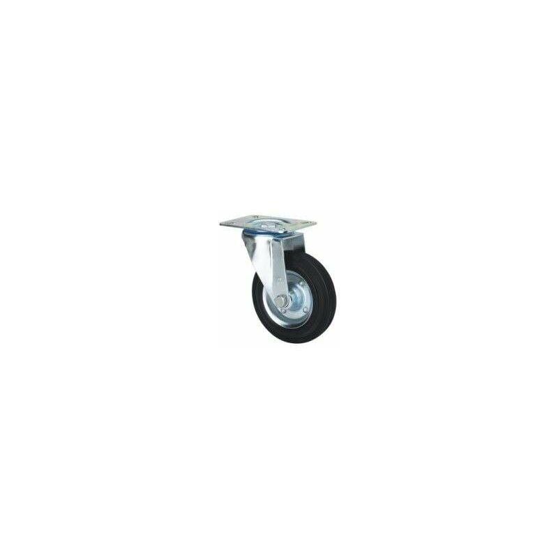 

Rueda 160 Giratoria Plataforma Metal/Goma 180K