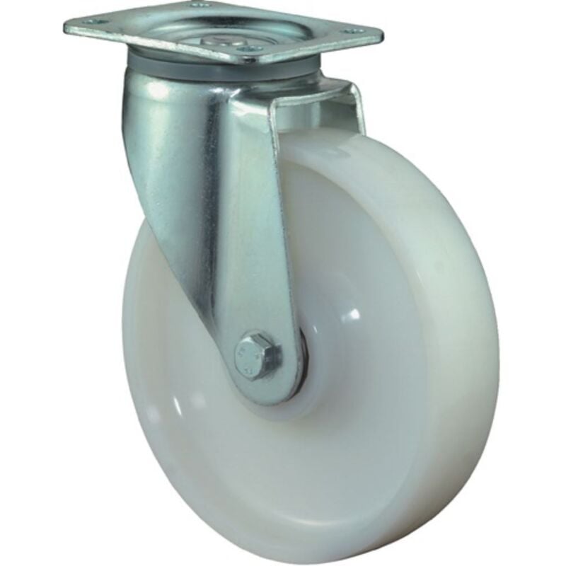 

Bs Rollen - Rueda giratoria para trabajo pesado D.150mm Trgf.700kg Ku.Platte L135xW110mm