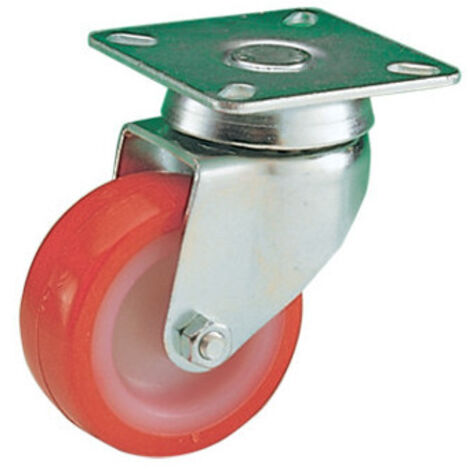Rueda giratoria de poliuretano Ø 40 mm – horquilla A.651 – para uso interior