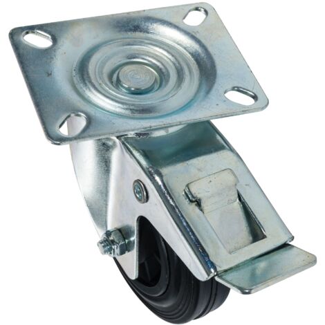 Rueda giratoria WERKA PRO con freno  Ø 100mm