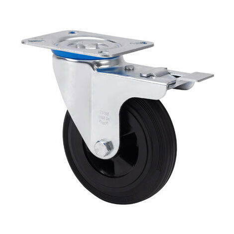 Rueda semi-industrial ALEX serie ZV-PS pletina giratoria con freno - varias opciones disponibles