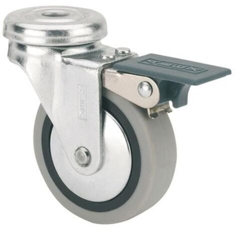RUEDA GOMA GRIS (D) - 60 MM