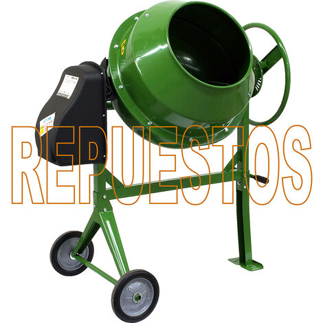 Rueda hormigonera eléctrica