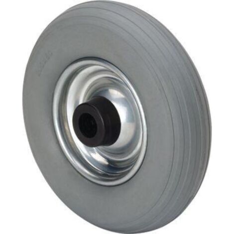 rueda impinchable gris emr200-20-60 nucleo metalico eje rodillos