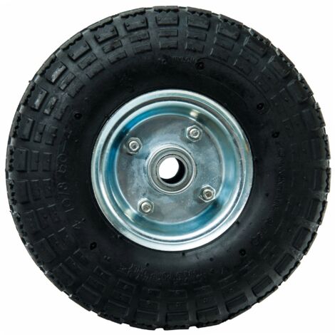 Rueda inflable de 10  metal  Ø 260 x 85mm  WERKA PRO Agujero 20mm
