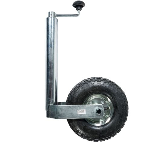 Rueda jockey inflable Ø260mm soporte Ø48mm WERKA PRO