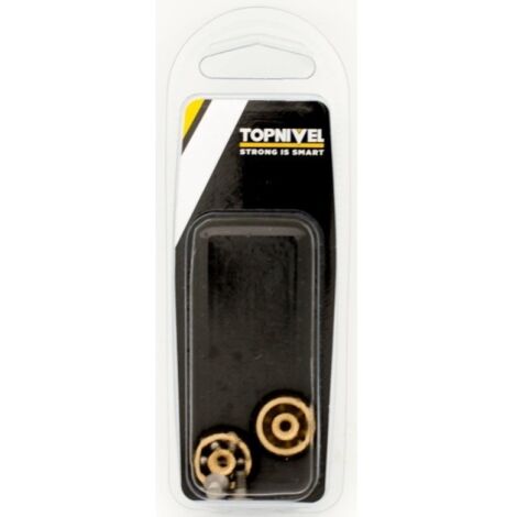 Rueda mampara rodamiento metalico 20mm nv107609 con tornillo
