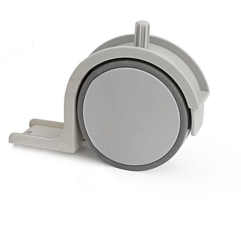 rueda nido toscana gris espesor 30 sin freno para embutir. sin freno.