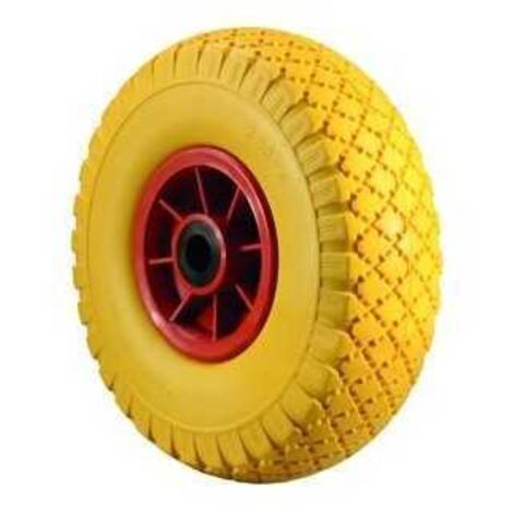 Rueda para carretillas antiforo-PU plástico 260 mm rodillos F.20 interior 74