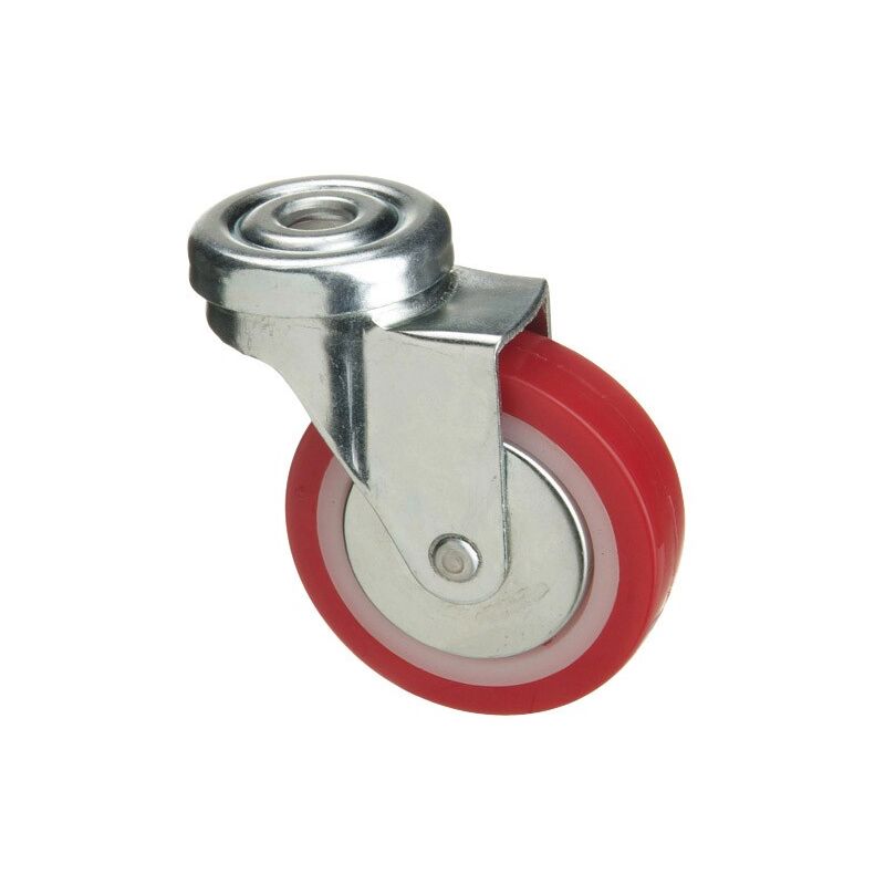 

Rueda poliuretano pasante 40 mm.