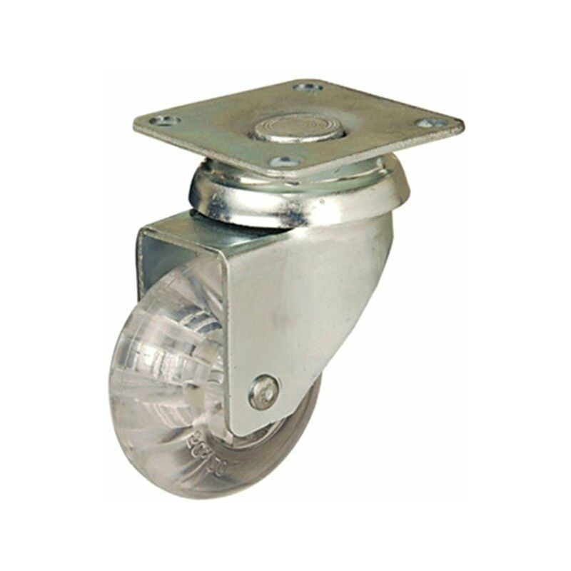 

Rueda Poliuret.Transp. 50 Pletina S/F