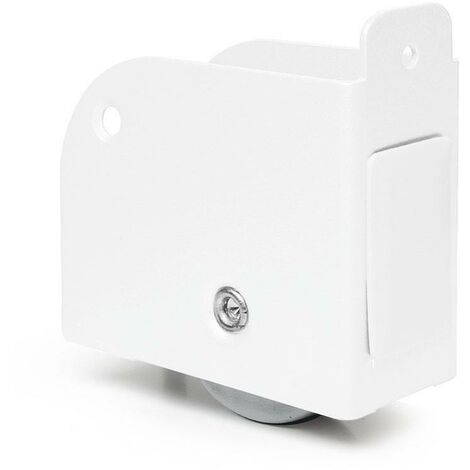 rueda rexton espesor 30 blanco r9010 sin freno izquierda doble pared