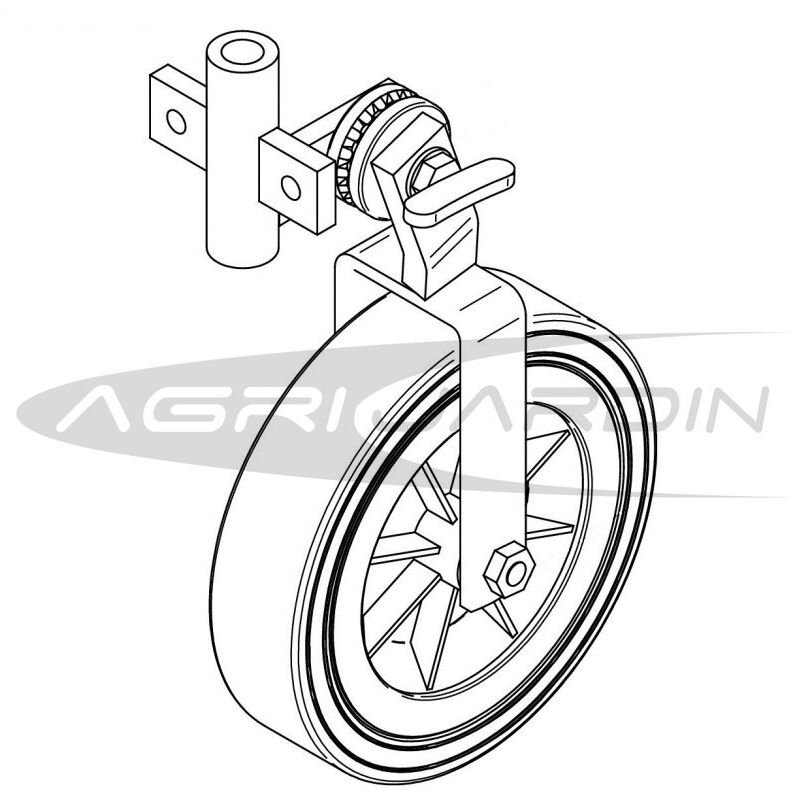 

Rueda Transporte Frontal Para Motocultor Yanmar / Iseki