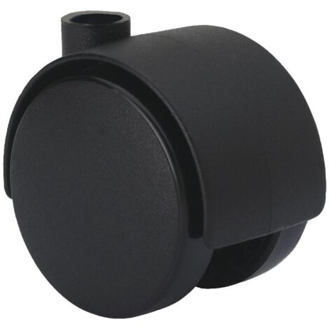 RUEDAS ALEX cuerpo dk50 poliamix negro , Descripción
Ruedas de poliamida negra especialmente indicada para soportar cargas hasta 60 Kg.
Se aplica en expositores, muebles, equipos de belleza y peluquer