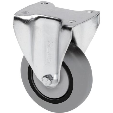 RUEDAS ALEX rueda fija  17bh100cp-pgisb poliamix-goma gris eje bolas