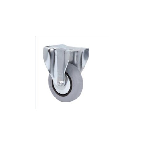 RUEDAS ALEX rueda fija  17bh100cp-plgi poliamix-goma gris eje liso