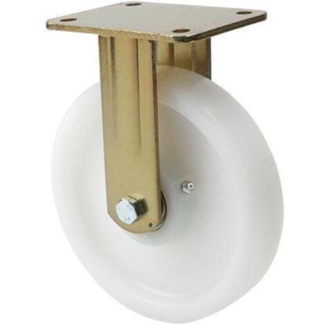 RUEDAS ALEX rueda fija  17sl150-ftb nylon blanco extrafuerte eje bolas