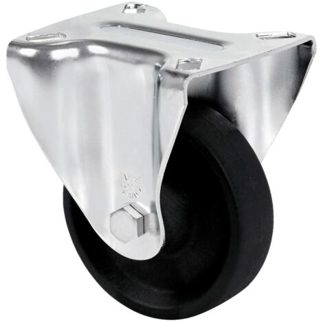 RUEDAS ALEX rueda fija 17tv100-ttb resina negra eje bolas , Descripción
Ruedas de resina, especialmente indicada para soportar altas temperaturas de hasta 300º y cargas hasta 125 Kg.
Se aplica en hor
