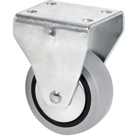 RUEDAS ALEX rueda fija  17zr60cp-pgia poliamix-goma gris eje liso