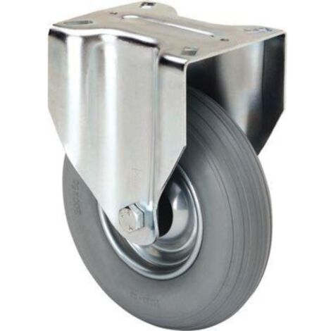 RUEDAS ALEX rueda fija  17zv200-emr metalico-impinchable gris rodillos