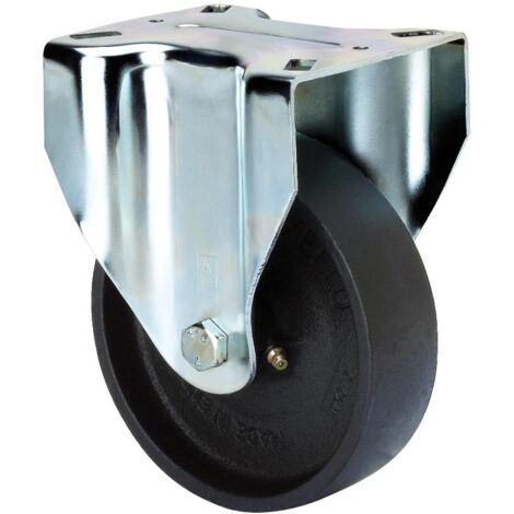 RUEDAS ALEX rueda fija 17zv200-ta hierro fundido eje liso , Descripción
Ruedas de acero, especialmente indicada para soportar altas cargas hasta 400 Kg.
Se aplica principalmente en sectores industria