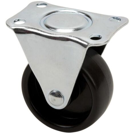 RUEDAS ALEX rueda fija  415-040-2 poliamix negro eje liso , Descripción

Ruedas de polipropileno especialmente indicada para soportar cargas hasta 30 Kg.
Se aplica en expositores, muebles, percheros, 