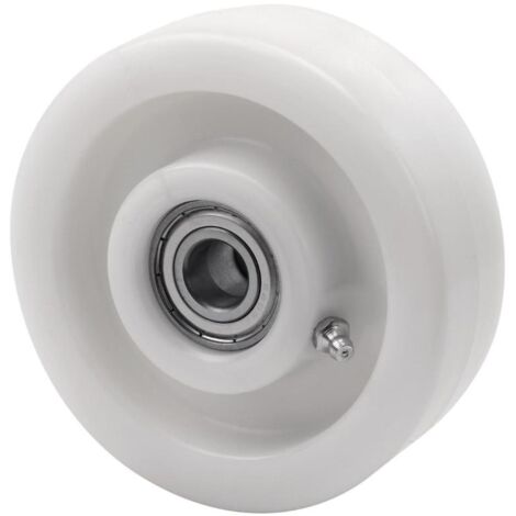 RUEDAS ALEX rueda ftb250-30-60 nylon blanco extrafuerte eje bolas