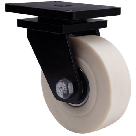 RUEDAS ALEX rueda giratora placa 10hlr300-nfb nylon fundido eje bolas