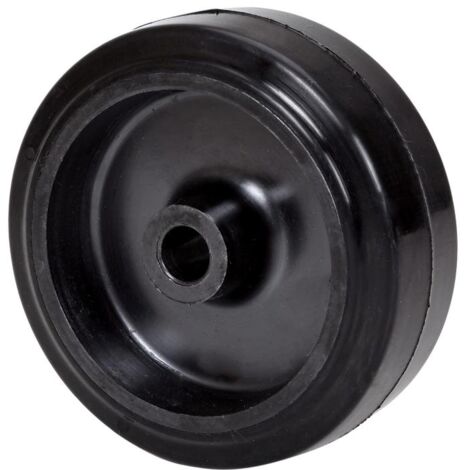 RUEDAS ALEX rueda thg100-12-41 goma negra tecnopolimero eje liso