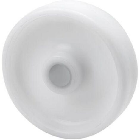 RUEDAS ALEX rueda uta100-12-40 poliamix blanco eje liso pisada balona