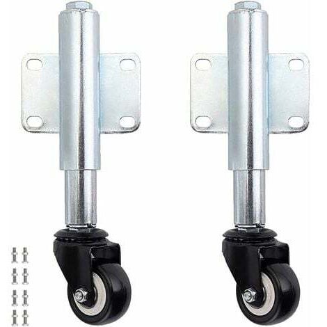 ruedas de 6 cm para portones, ruedas de suspensión para portones extensibles, ruedas de soporte para portones de jardín de madera y vallas de patio, capacidad de carga de 50 kg.