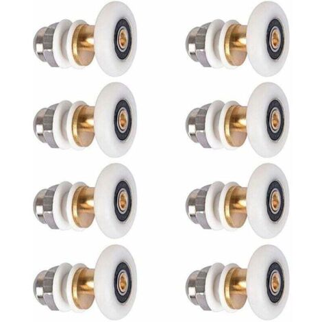 Ruedas de repuesto para mampara de ducha de 25 mm.
