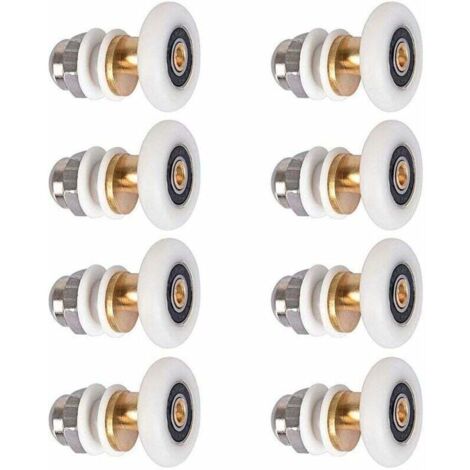 Ruedas de repuesto para mampara de ducha de 25 mm.