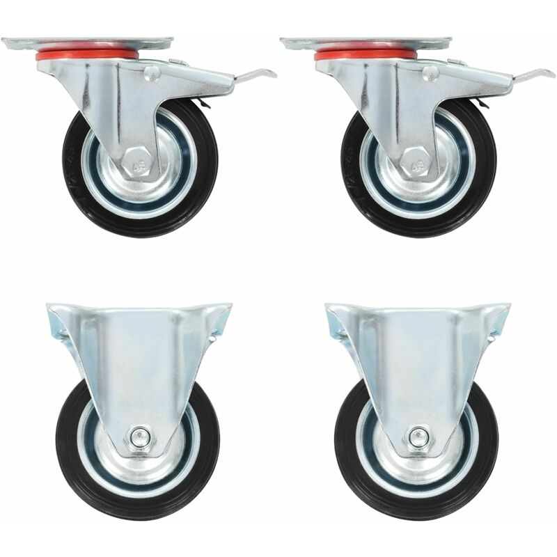 

Ruedas de transporte 4 unidades 75 mm