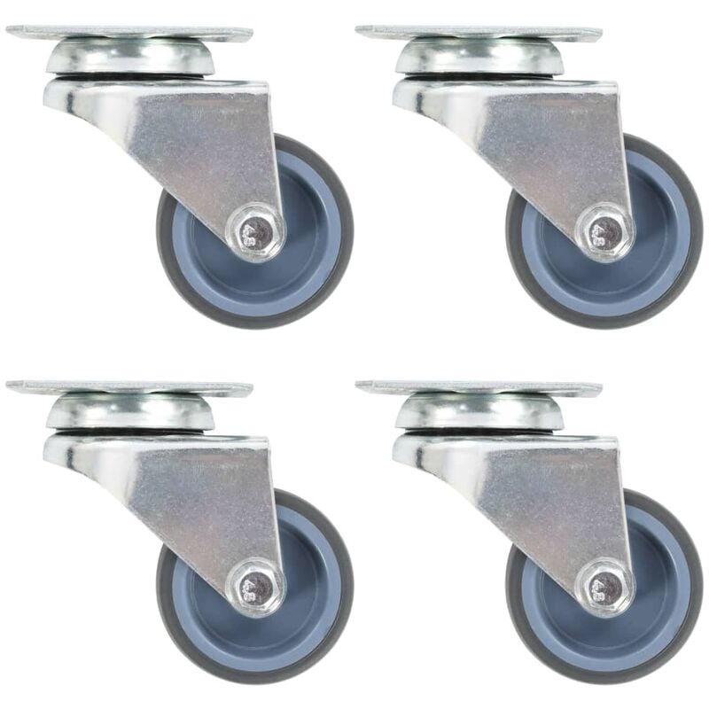 

Ruedas dobles giratorias 24 unidades 50 mm