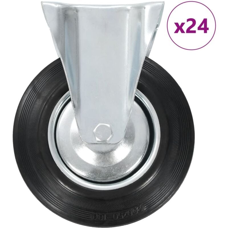 

Ruedas fijas 24 unidades 200 mm - Vidaxl