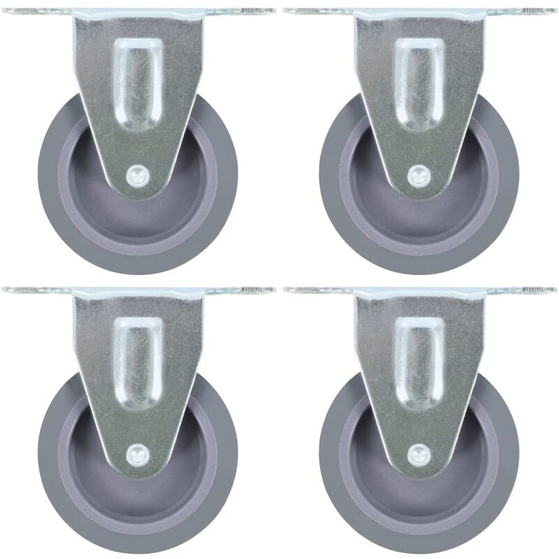 

Ruedas fijas 4 unidades 75 mm