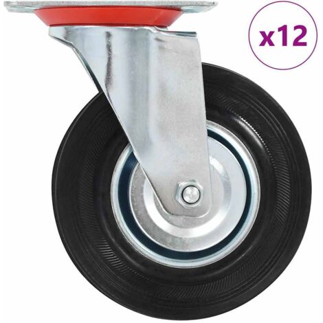 Ruedas giratorias 12 unidades 125 mm