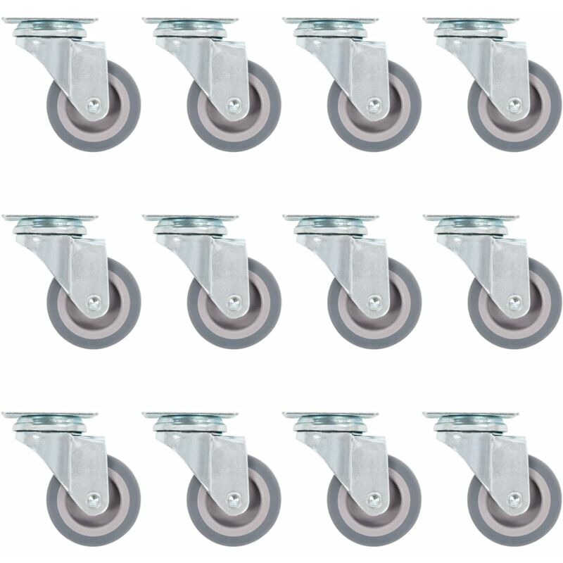 

Ruedas giratorias 12 unidades 50 mm