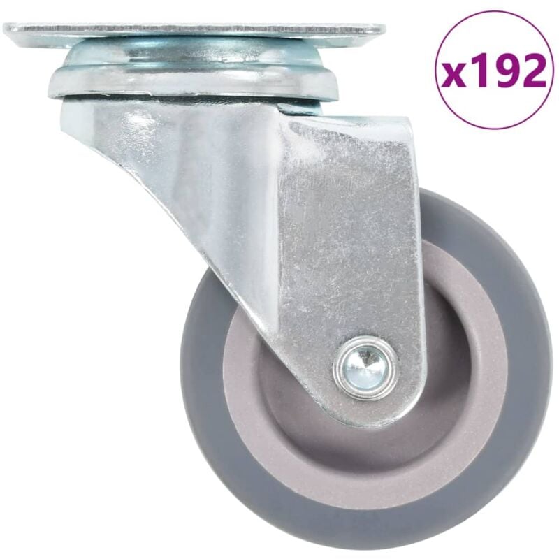 

vidaXL Ruedas giratorias 192 unidades 50 mm