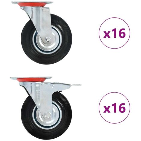 Ruedas giratorias 32 unidades 125 mm