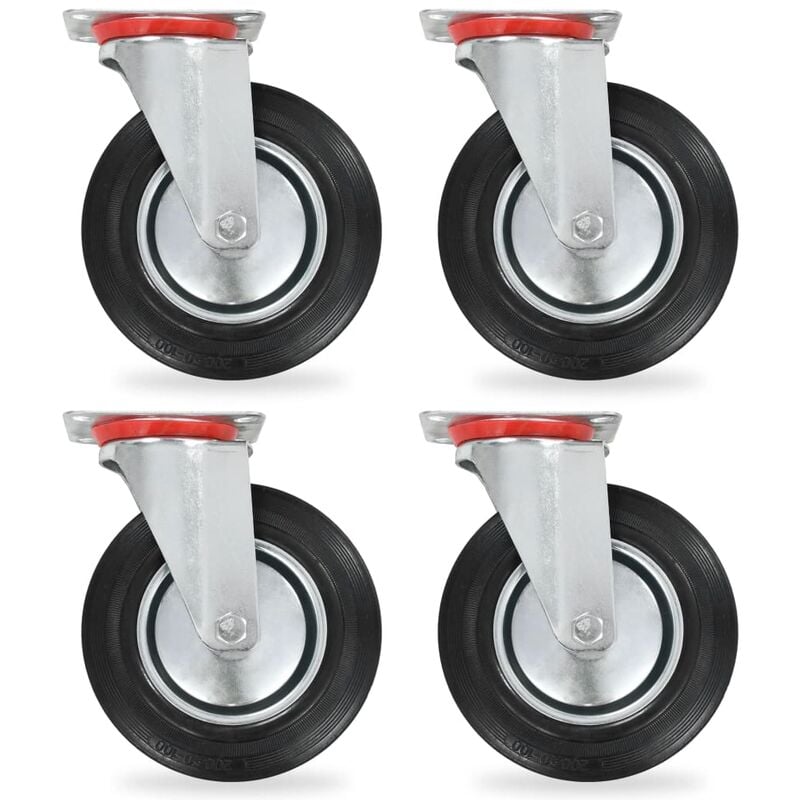 

Ruedas giratorias 32 unidades 200 mm