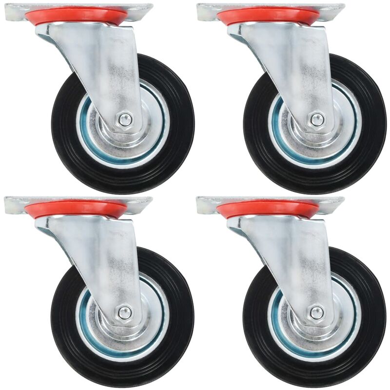 

Ruedas giratorias 4 unidades 100 mm