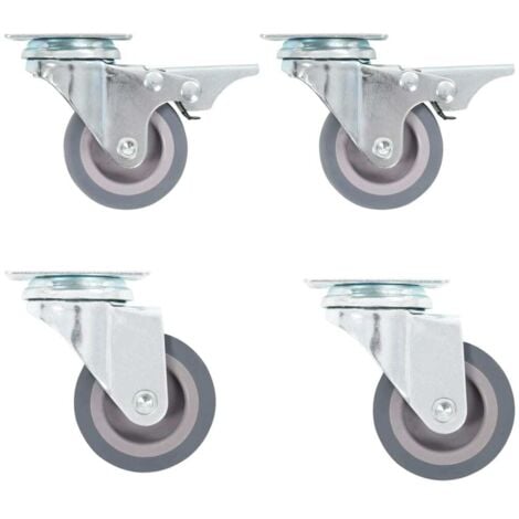 Ruedas giratorias 4 unidades 50 mm
