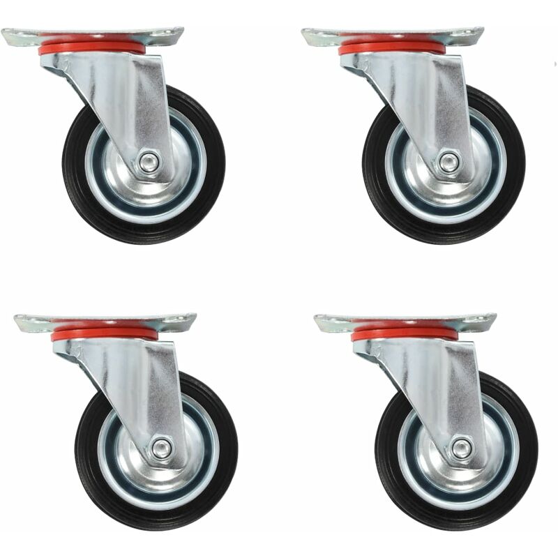 

Ruedas giratorias 4 unidades 75 mm