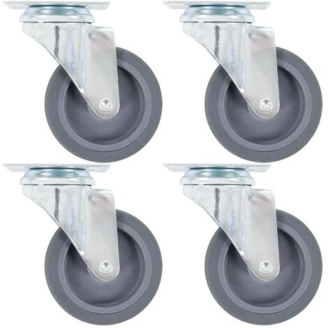 Ruedas giratorias 4 unidades 75 mm