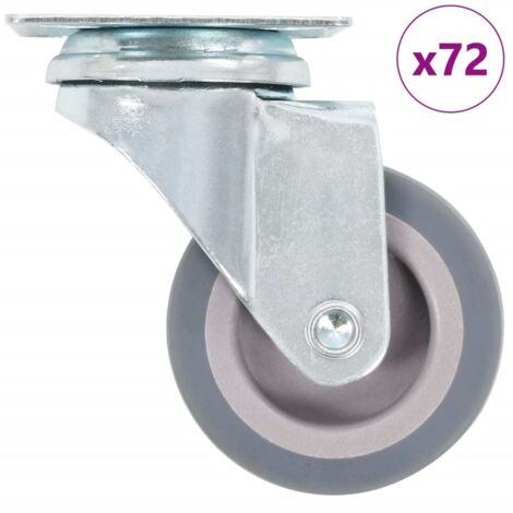 Ruedas giratorias 72 unidades 50 mm