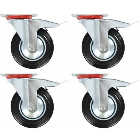 Ruedas giratorias 8 unidades 160 mm vidaXL
