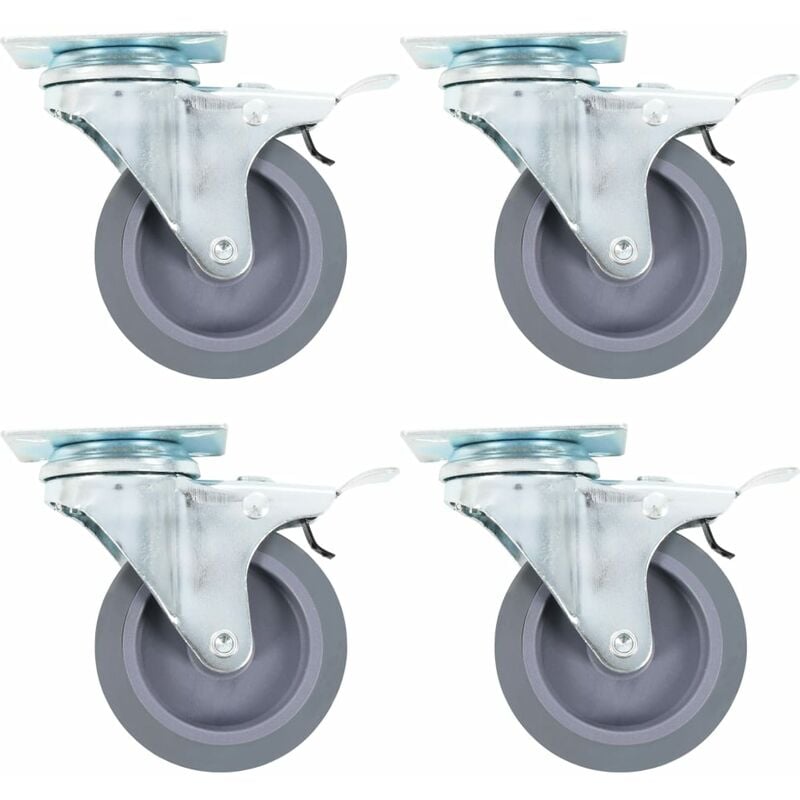 

Ruedas giratorias 8 unidades 75 mm