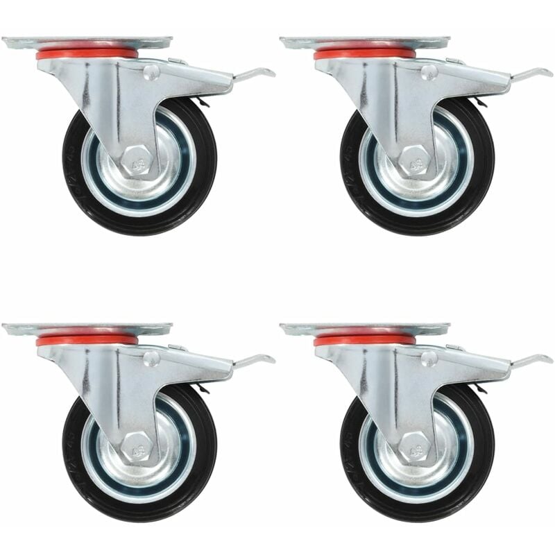 

Ruedas giratorias 8 unidades 75 mm